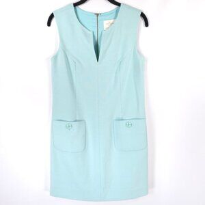 KATE SPADE Women’s Sheath Dress Pockets Mint Green Tiffany Blue NJMU2538 Size 0‎
